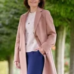 A Scottish Love Scheme Erica Durance Pink Trench Coat