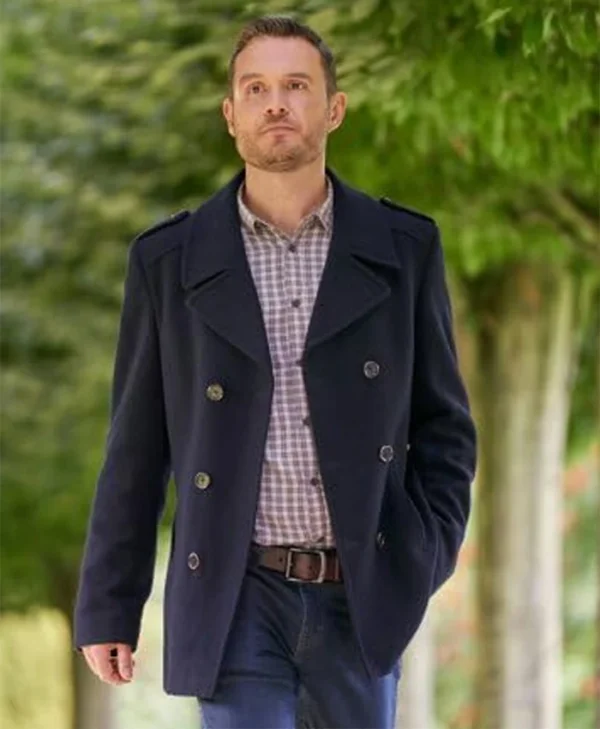 A Scottish Love Scheme Jordan Young Black Peacoat