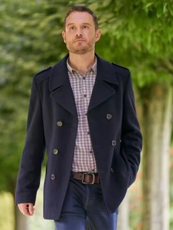 A Scottish Love Scheme Jordan Young Black Peacoat