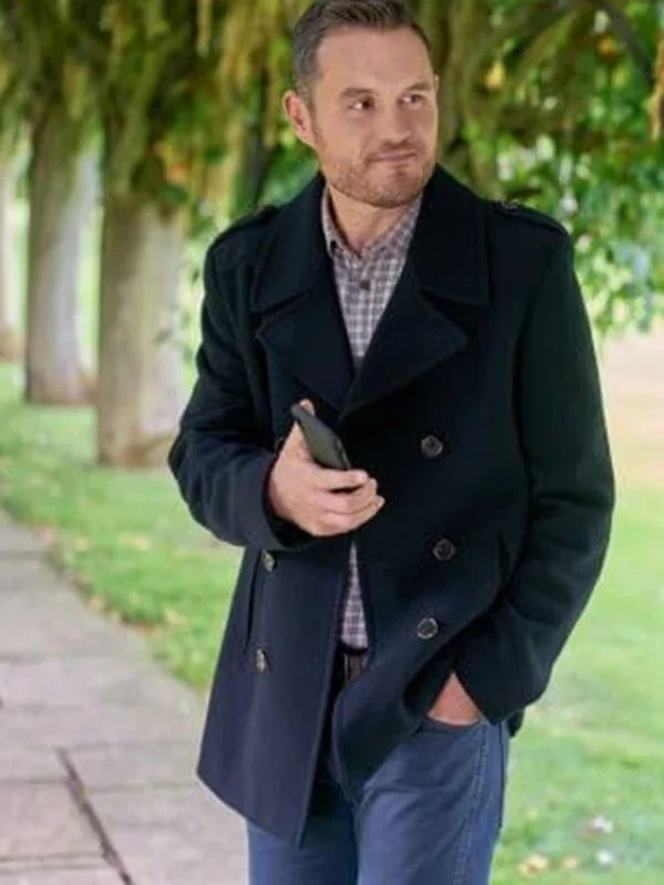 A Scottish Love Scheme Jordan Young Black Peacoat