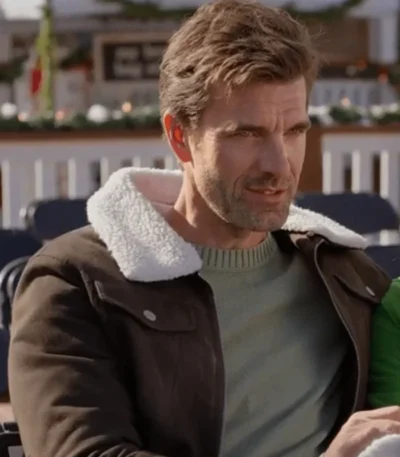 A World Record Christmas 2023 Lucas Bryant Cotton Jacket