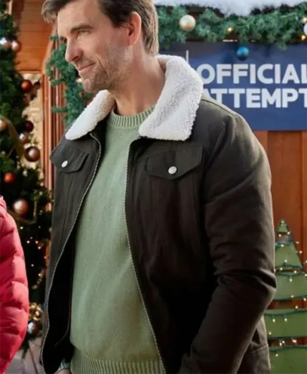 A World Record Christmas 2023 Lucas Bryant Cotton Jacket