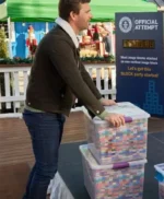 A World Record Christmas 2023 Lucas Bryant Cotton Jacket