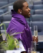 Yankee Stadium Event ASAP Ferg Adidas Purple Sequin Tracksuit