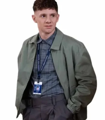 Abbott Elementary Jacob Hill Green Cotton Jacket
