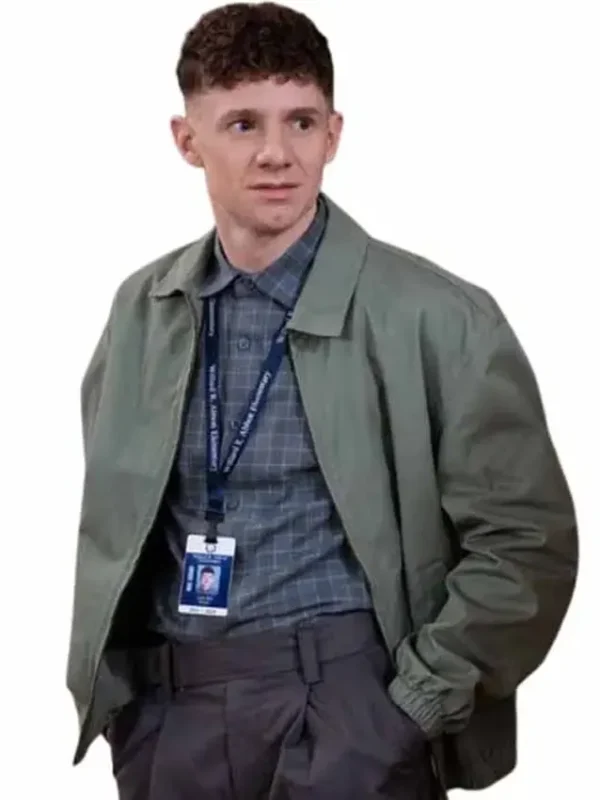 Abbott Elementary Jacob Hill Green Cotton Jacket