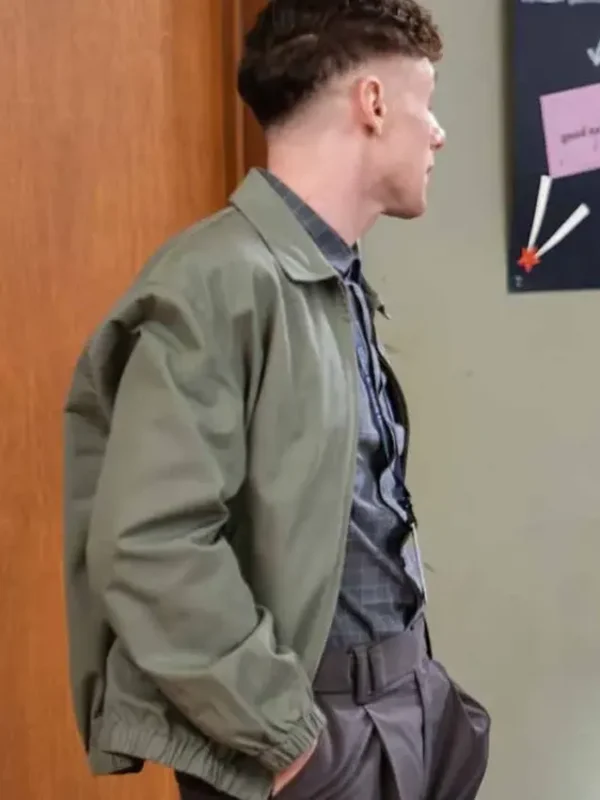 Abbott Elementary Jacob Hill Green Cotton Jacket