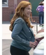 Abbott Elementary Melissa Schemmenti Leather Blazer