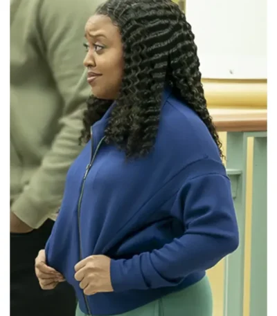 Abbott Elementary S05 Janine Teagues Blue Jacket