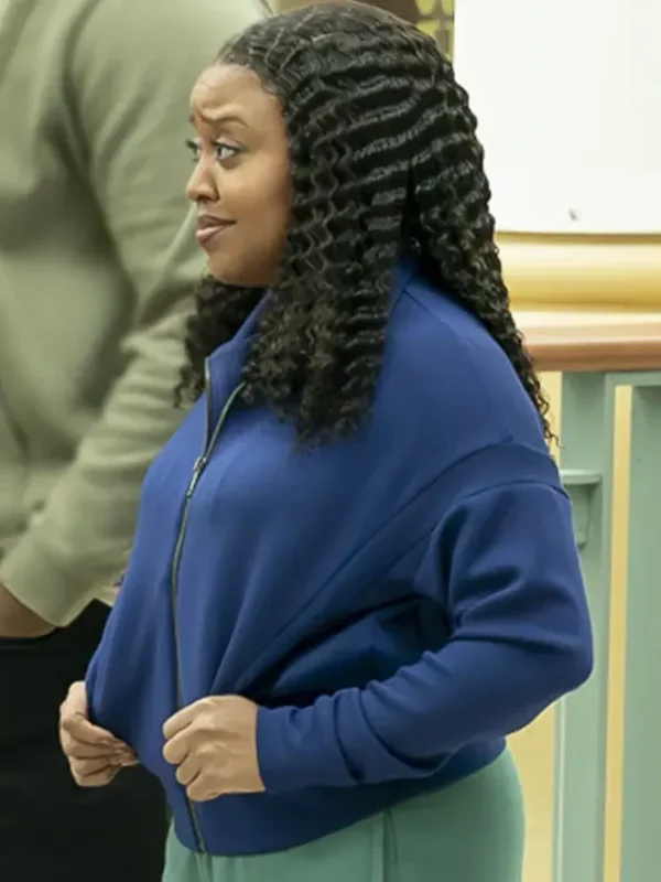 Abbott Elementary S05 Janine Teagues Blue Jacket