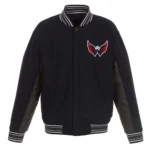 Accent Washington Capitals Varsity Black-Charcoal Jacket
