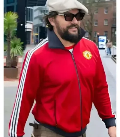 Jason Momoa Red Track Jacket
