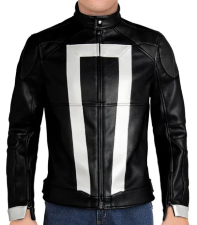 Agents Shield Ghost Rider Jacket