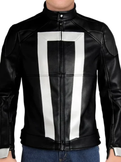 Agents Shield Ghost Rider Jacket