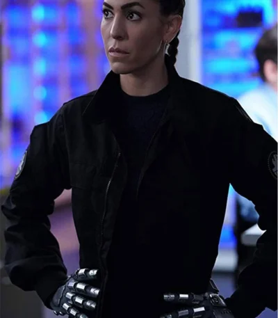 Agents of Shield Yo Yo Rodriguez Slingshot Black Jacket