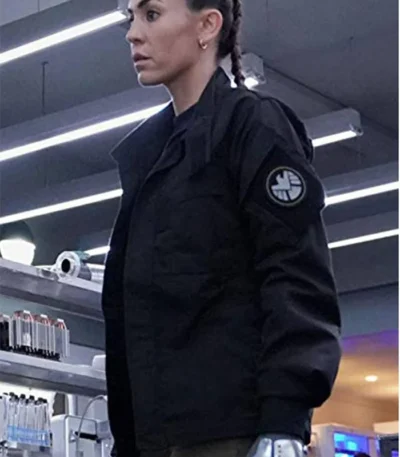 Agents of Shield Yo Yo Rodriguez Slingshot Black Jacket