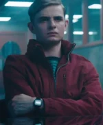 Alex Rider Otto Farrant Maroon Cotton Jacket