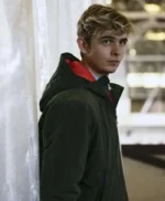 Alex Rider Otto Farrant Green Hooded Jacket