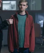 Alex Rider Otto Farrant Maroon Cotton Jacket
