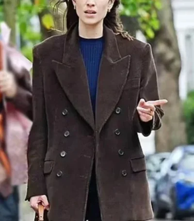 Alexa Chung 2023 Vintage Brown Blazer