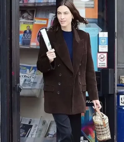 Alexa Chung 2023 Vintage Brown Blazer