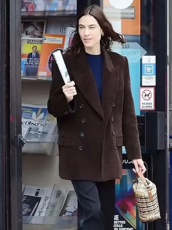 Alexa Chung 2023 Vintage Brown Blazer