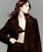 Alexa Chung 2023 Vintage Brown Blazer