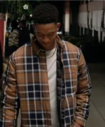 All American Homecoming Damon Plaid Jacket