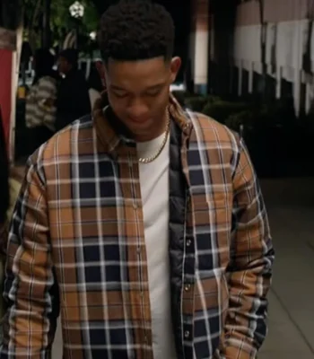 All American Homecoming Damon Plaid Jacket
