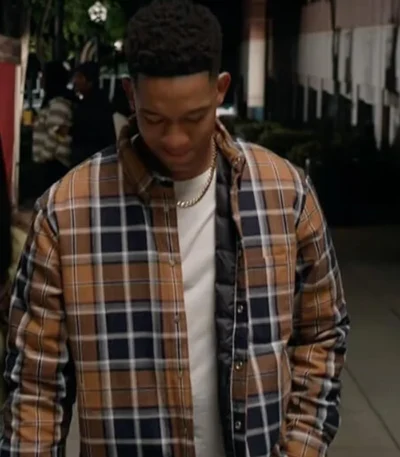All American Homecoming Damon Plaid Jacket