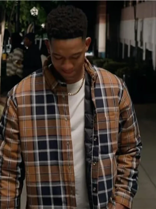 All American Homecoming Damon Plaid Jacket