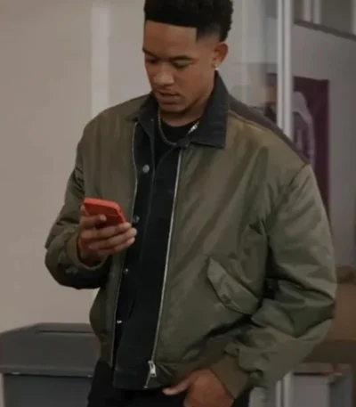 All American Homecoming Peyton Alex Smith Bomber Jacket