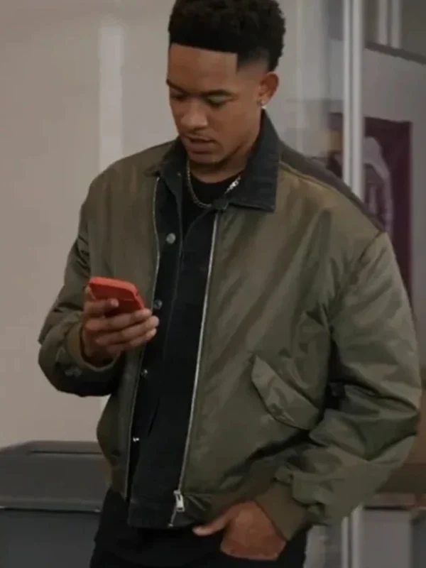 All American Homecoming Peyton Alex Smith Bomber Jacket