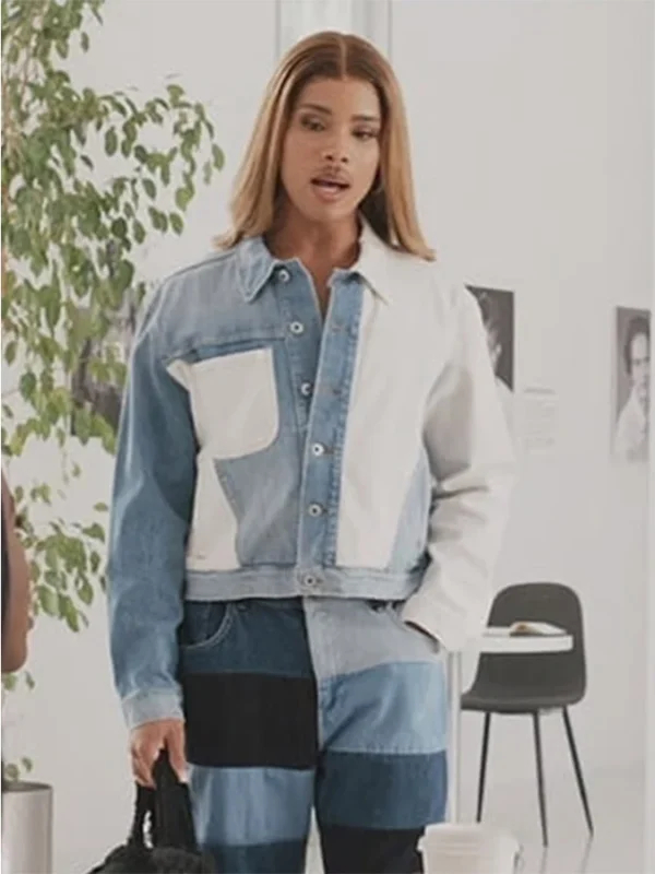 All American Homecoming S02 Rhoyle Ivy King Denim Suit