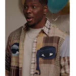 Cam Watkins All American Homecoming S03 Eye Plaid Shacket