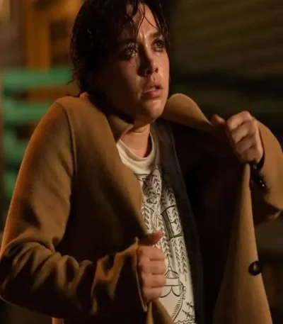 A Good Person 2023 Florence Pugh Coat