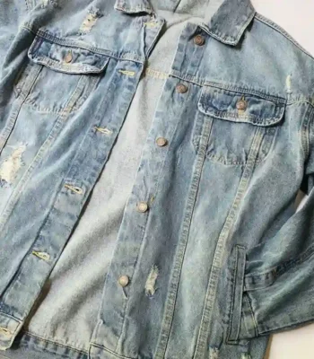 Along for The Ride Auden Blue Denim Trucker Jacket
