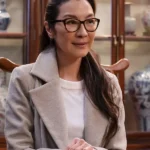 American Born Chinese 2023 Michelle Yeoh Grey Coat