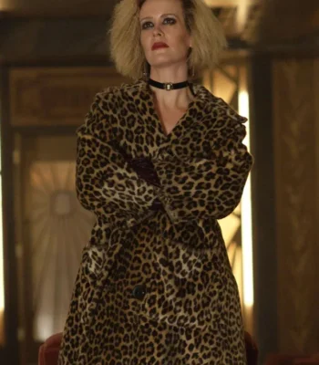 American Horror Story Lana Winters Leopard Coat
