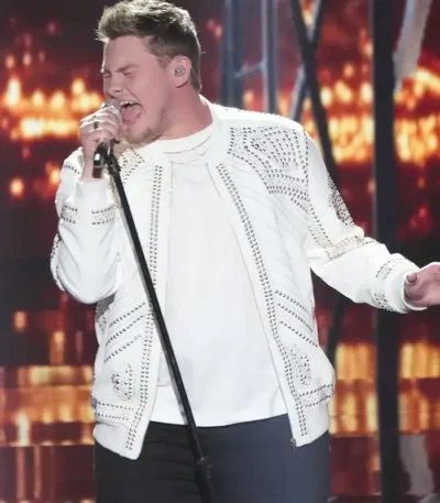 American Idol 2023 Zachariah Smith White Jacket