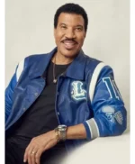 Lionel Richie American Idol Blue Varsity Jacket