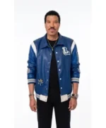 Lionel Richie American Idol Blue Varsity Jacket
