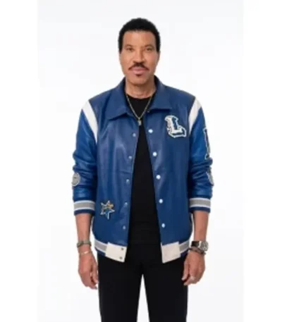 Lionel Richie American Idol Blue Varsity Jacket