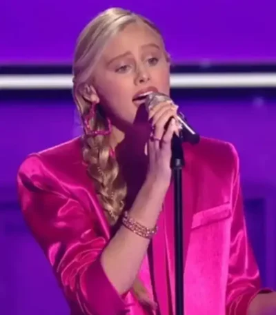Haven Madison American Idol Silk Pink Blazer Coat