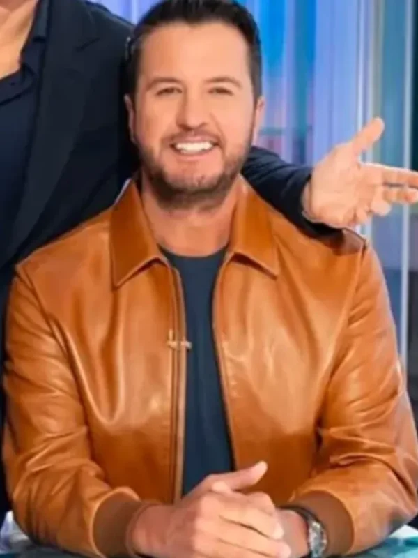 American Idol S24 Luke Bryan Leather Jacket