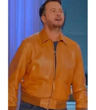 American Idol S24 Luke Bryan Leather Jacket