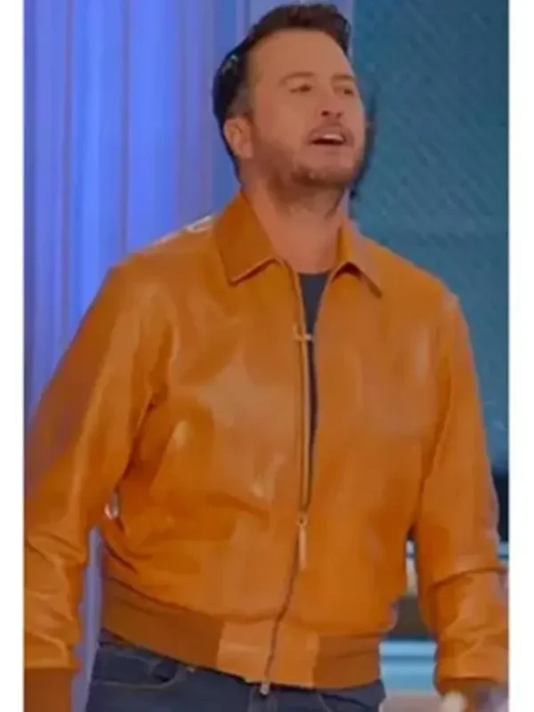 American Idol S24 Luke Bryan Leather Jacket