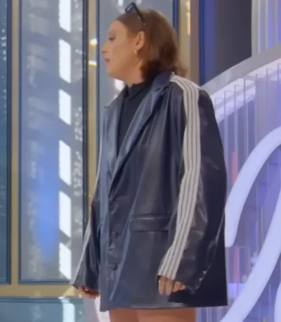 American Idol S24 Mary Jo Young Leather Blazer