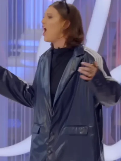 American Idol S24 Mary Jo Young Leather Blazer