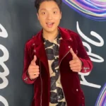 Tyson Venegas American Idol Red Biker Velvet Jacket